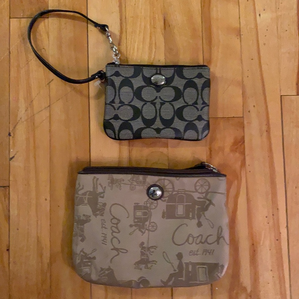 Coach accessory bag & wristlet lot